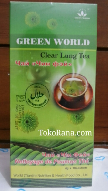 clear lung tea green world